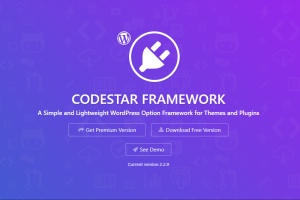 [WordPress插件] Codestar Framework 设置框架，替换七牛CDN
